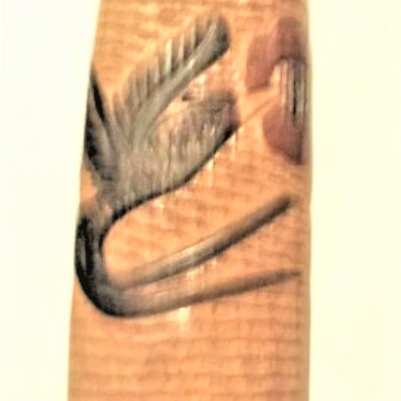 Solid Wood Hand Carved FACE Sculpture Wood Hanging Wall Decor Wall Hanging - Picture 4 of 7